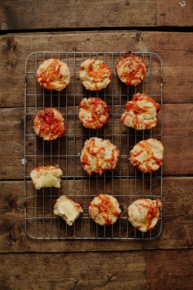 A Recipe for your Sourdough Discard: Cheese Scones