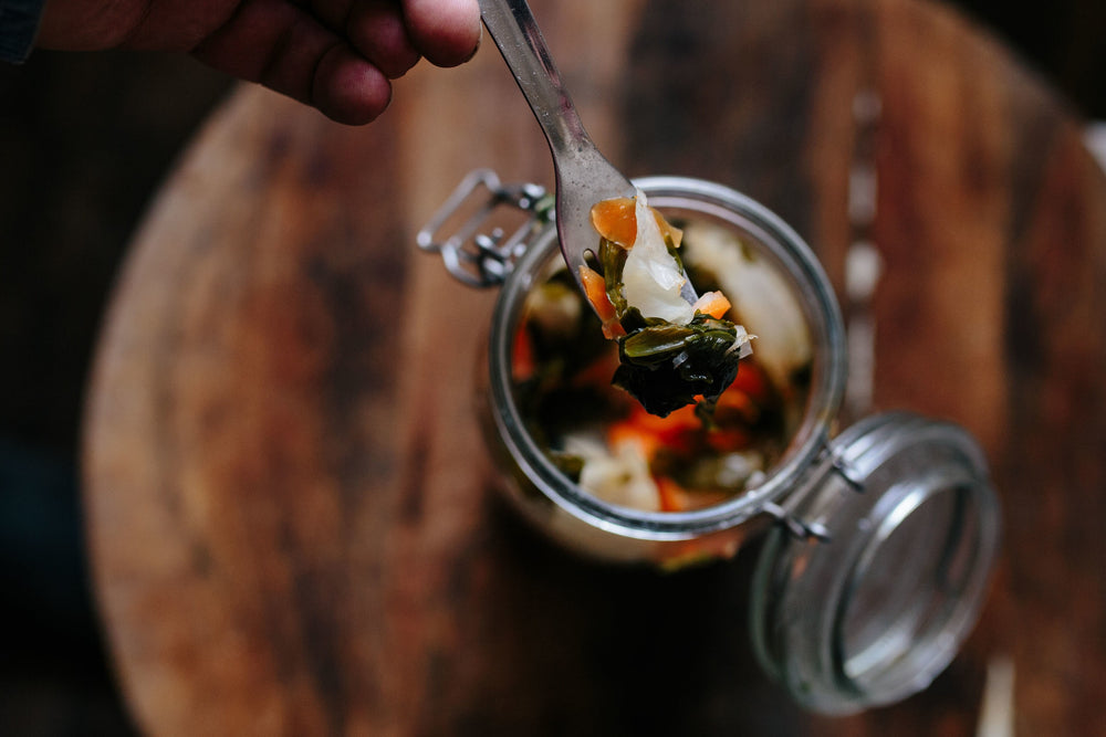 Lacto-Fermented Wild Garlic Kimchi