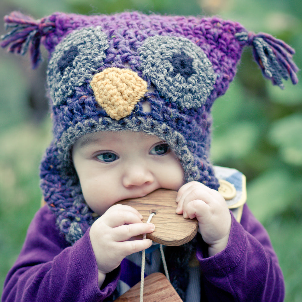 Woolly Owl Hat Pattern