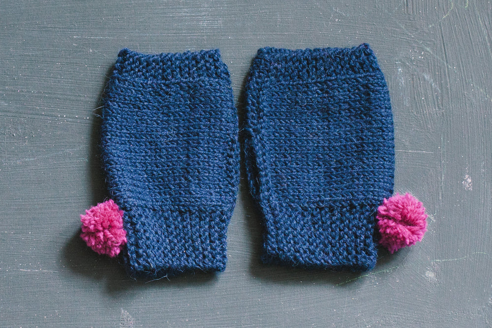 Garter Cuff Mitts